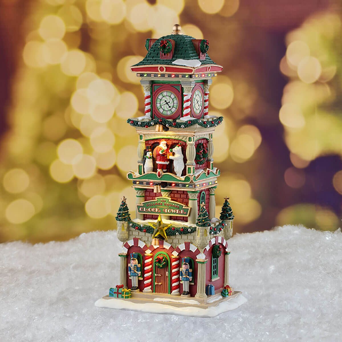Lemax 'The Village Square Clock Tower' (Battery Operated