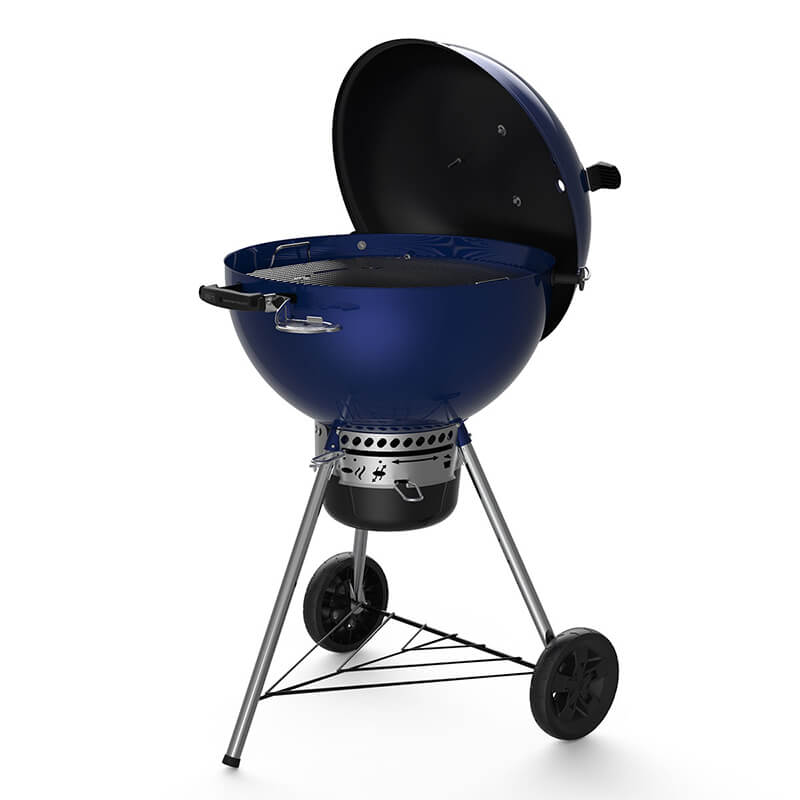 Weber Master-Touch E-5750 Charcoal BBQ with GBS - Ocean Blue (Includes FREE Chimney Starter Set & Charcoal)