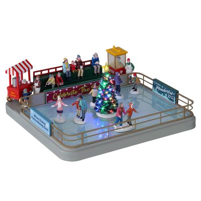Lemax Outdoor Skating Rink (Includes Power Adapter) - Sights and Sounds