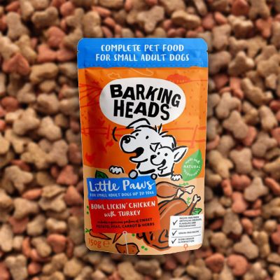Barking Heads Wet Dog Food - Bowl Lickin' Chicken for Small Adult Dogs (150g)