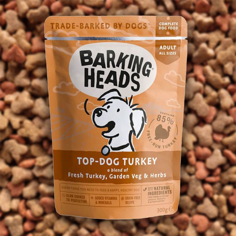 Barking Heads Wet Dog Food - Top Dog Turkey (300g)