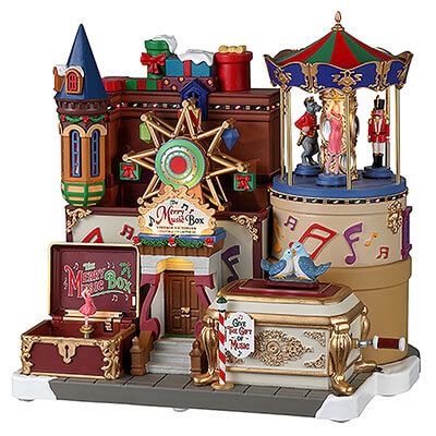 Lemax The Merry Music Box (Includes Power Adapter) - Sights and Sounds