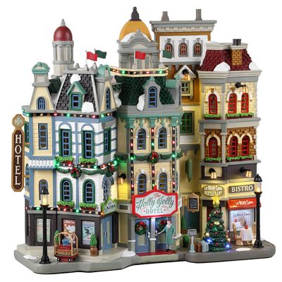 Lemax The Holly Jolly Hotel (Battery Operated) - Facades