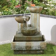 Patina Bowls Water Feature