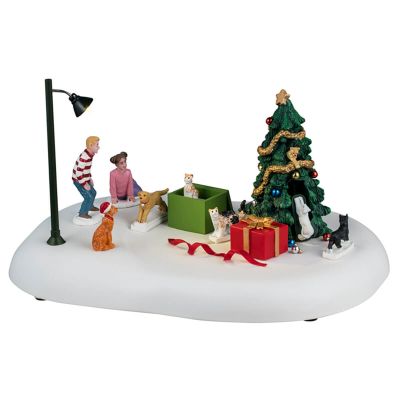 Lemax Christmas Cats (Battery Operated) - Table Accent