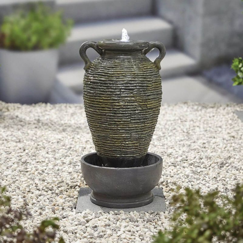 Kelkay Rippling Vase Water Feature (with LEDs)