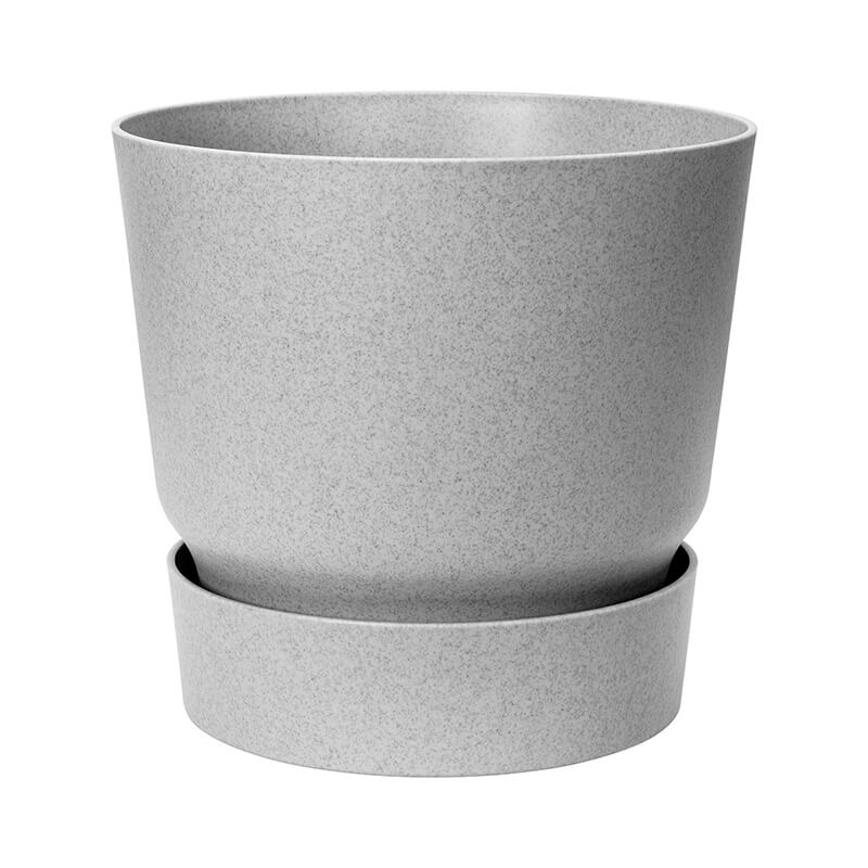 40cm Greenville Round Outdoor Plant Pot (Grey)