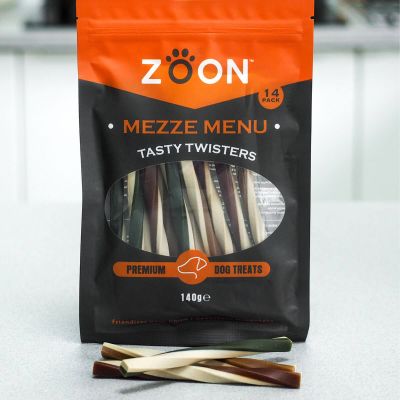 Zoon Mezze Dog Treats - Tasty Twisters (140g)