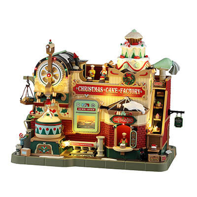 Lemax Christmas Cake Factory (Includes Power Adapter) - Sights and Sounds