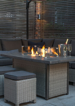 Garden Sets with Fire Pit