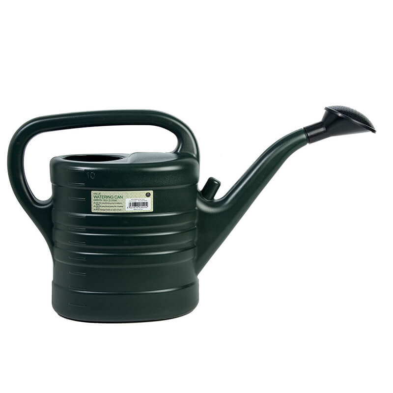 Value Watering Can 10ltr (2.2 Gallon) - Green