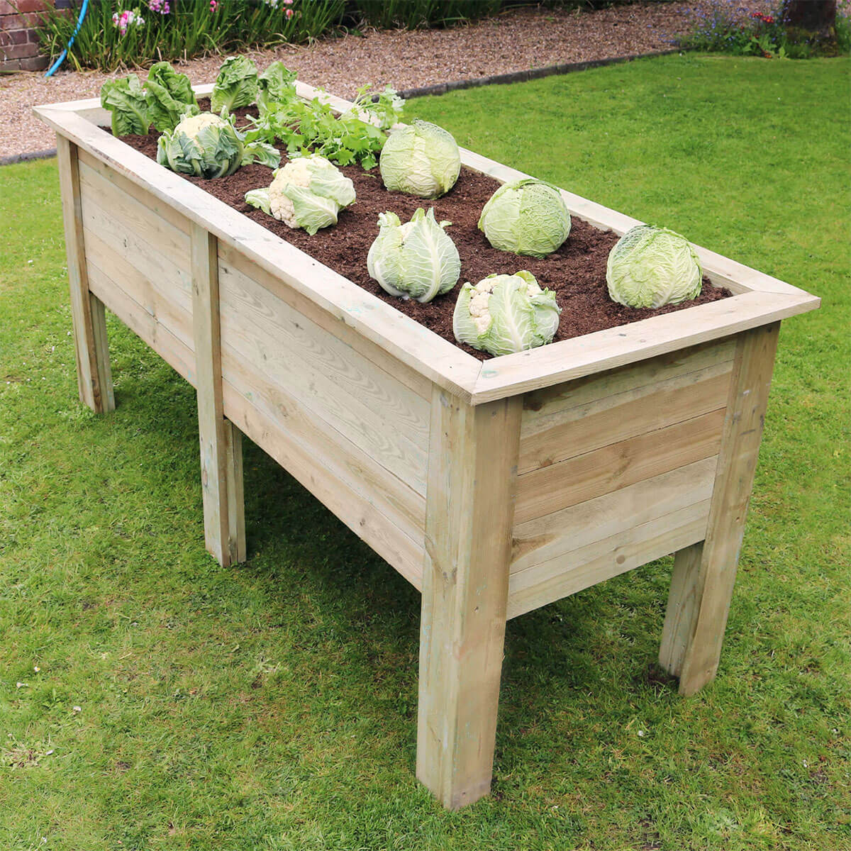 Zest Wooden Deep Root Garden Planter 1.8m - Pressure Treated – Ruxley ...