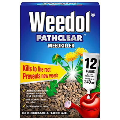 Weedol Pathclear Weedkiller - Liquid Concentrate (12 Tubes)