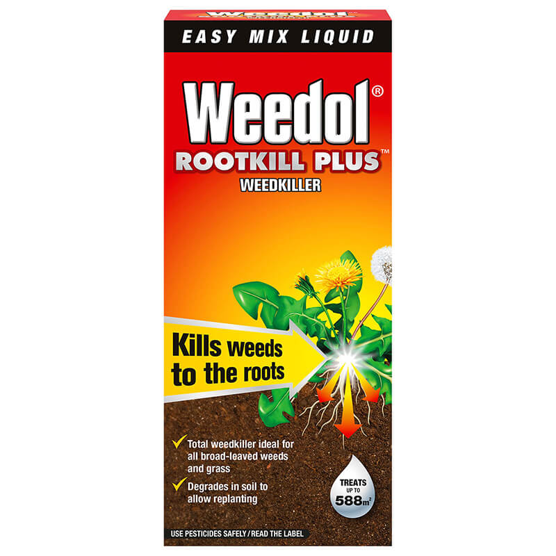 Weedol Gun! Rootkill Plus Weedkiller - Liquid Concentrate (500ml)