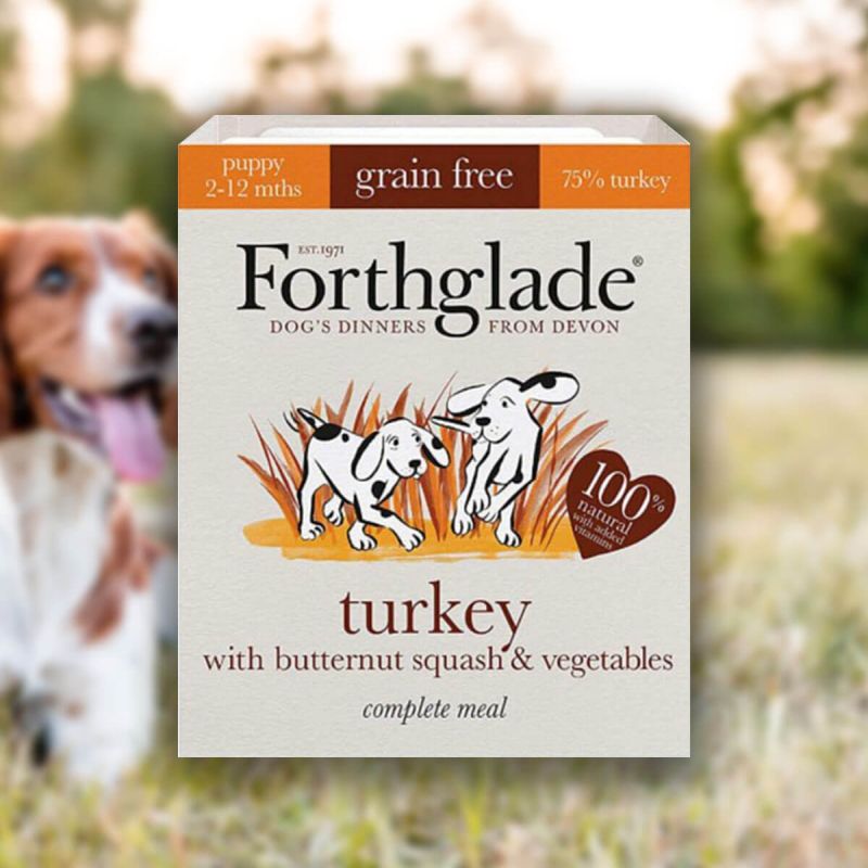 Forthglade Grain Free Wet Puppy Food - Turkey (395g)