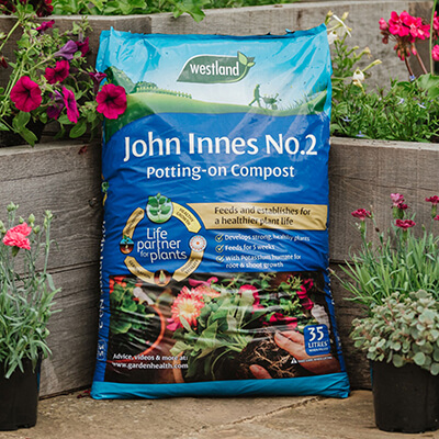 John Innes No.2 Potting-on Compost - enriched with Potassium humate (35 Litres)