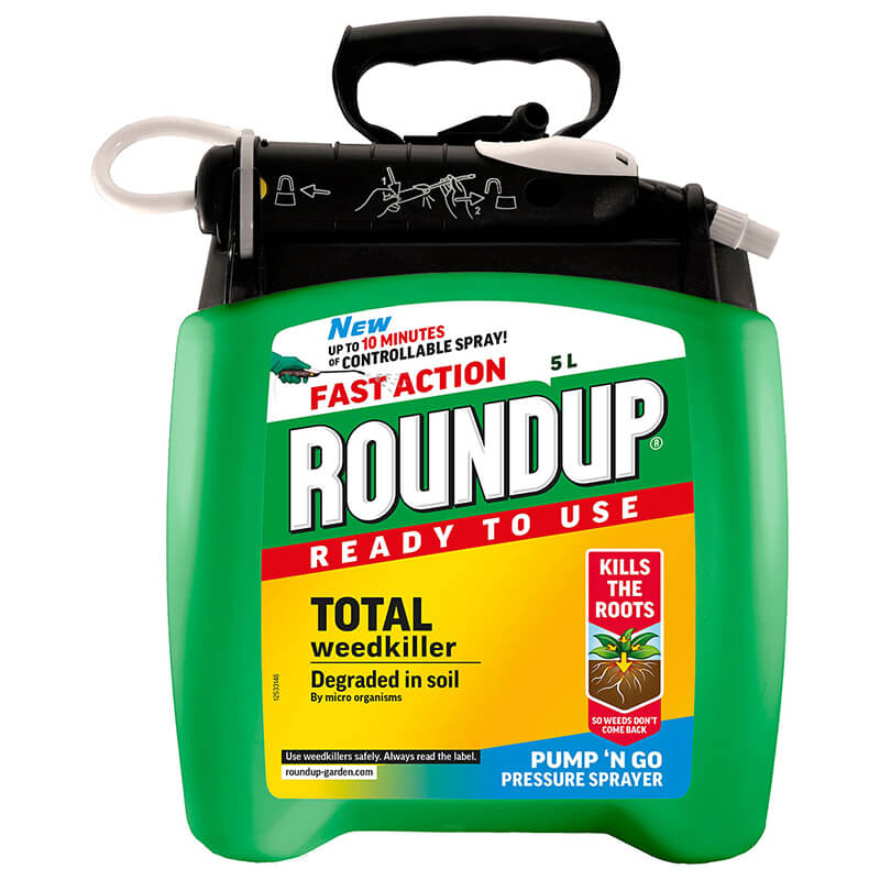 Roundup Total Weedkiller - Ready To Use Pump 'N Go (5 Litres)