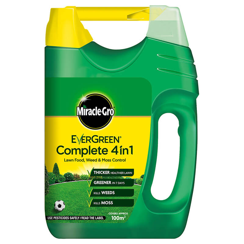 Miracle-Gro Evergreen 4 in 1 Complete Lawm Care (3.5kg, 100sq.m)