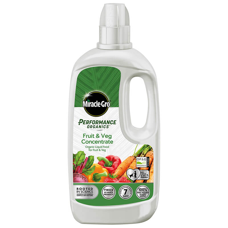Miracle-Gro Performance Organics Fruit & Veg Liquid Concentrate Food (1 Litre)