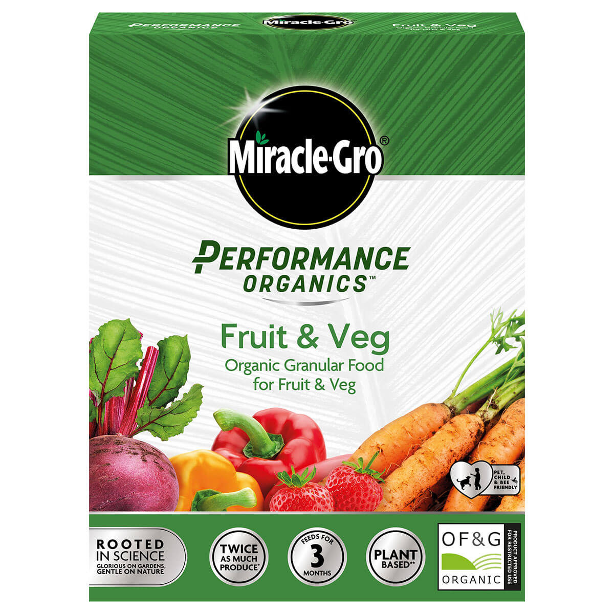 Miracle-Gro Performance Organics Fruit & Veg Granular Food (1kg)