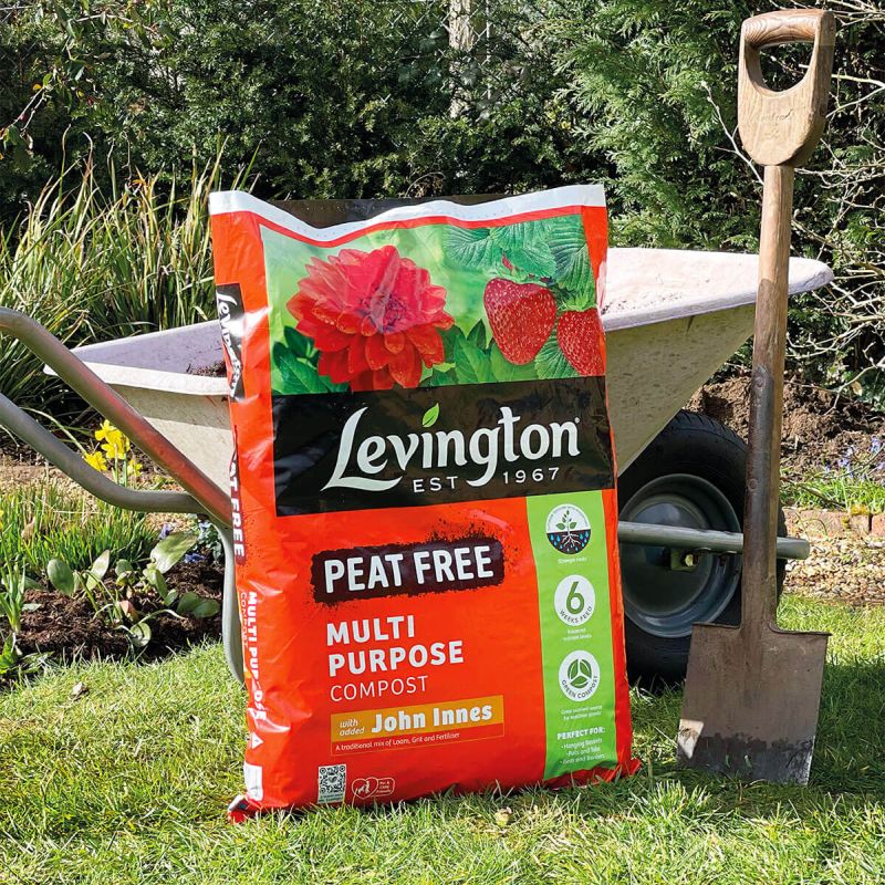 Levington Peat Free Multi Purpose Compost with added John Innes (50 Litres)