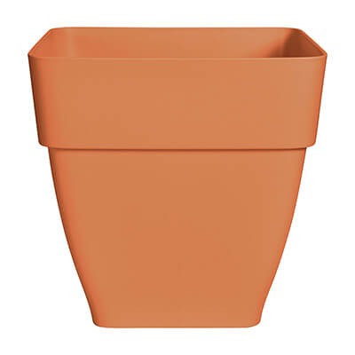 30cm Vibia Campana Square Outdoor Plant Pot (Terracotta)