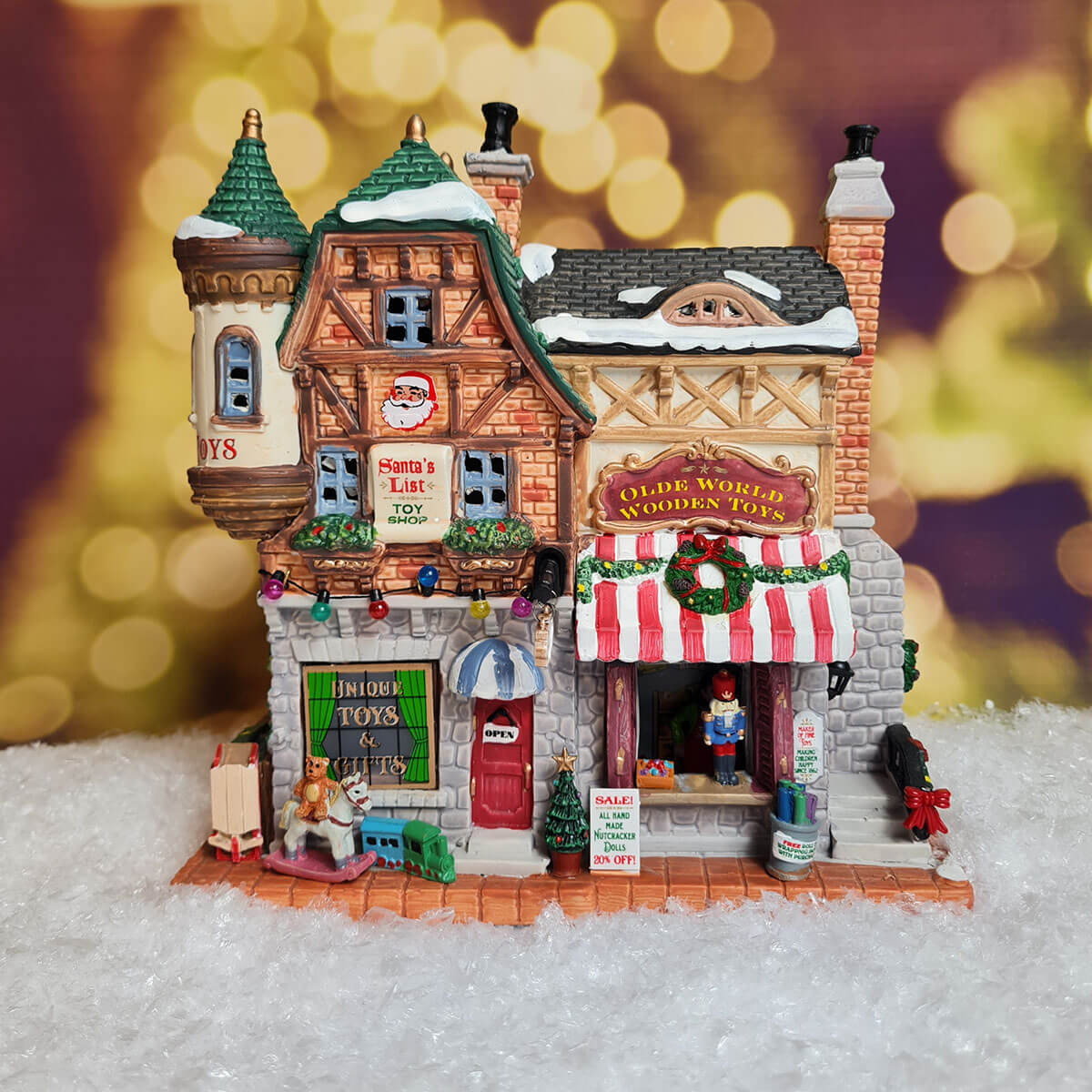 Lemax Christmas Village Santa's List Toy Shop