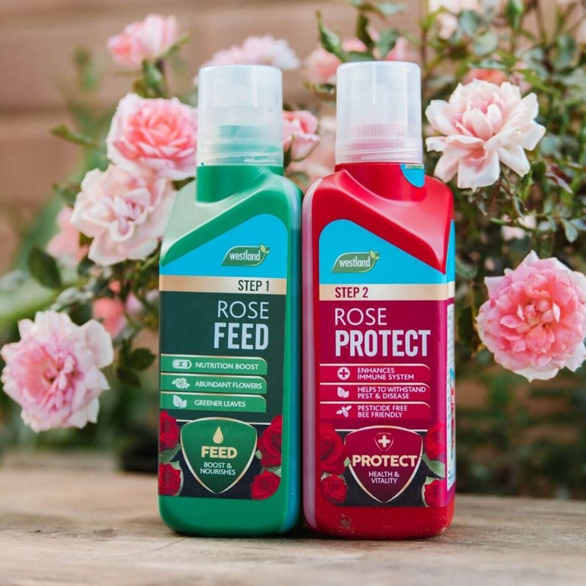 Westland Rose 2 in 1 Feed & Protect (2 x 500ml)