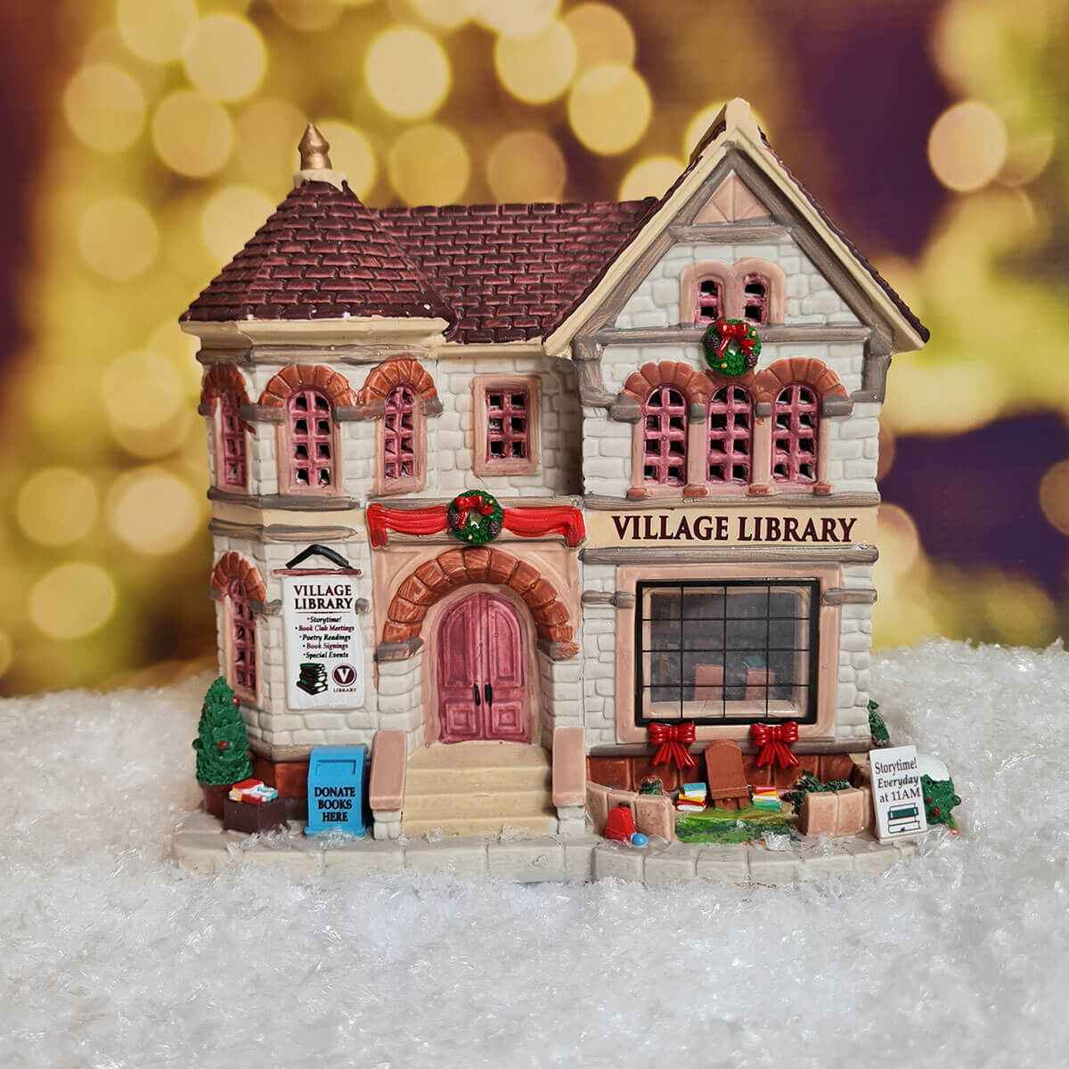 Lemax Christmas Village Village Library