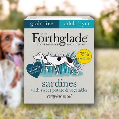 Forthglade Grain Free Wet Dog Food - Sardines (395g)