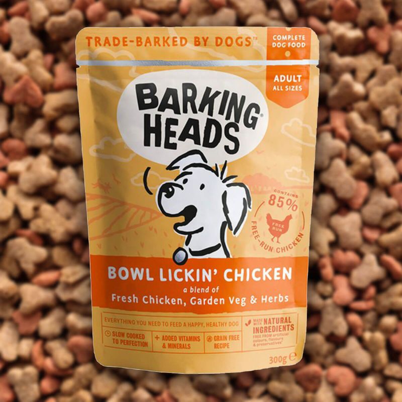 Barking Heads Wet Dog Food - Bowl Lickin' Chicken (300g)