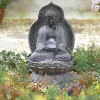 Meditating Buddha inc LEDS