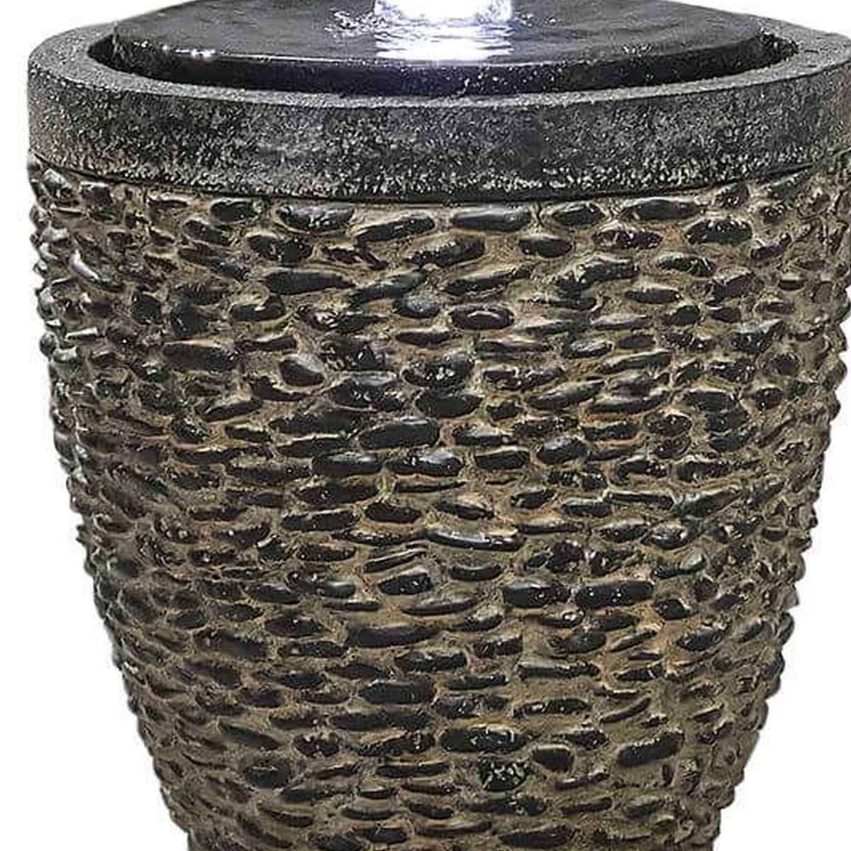 Pebble Stone Water Feature (with LEDs)