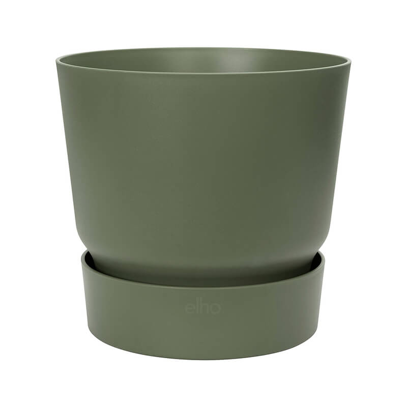 40cm Greenville Round Outdoor Plant Pot (Green)