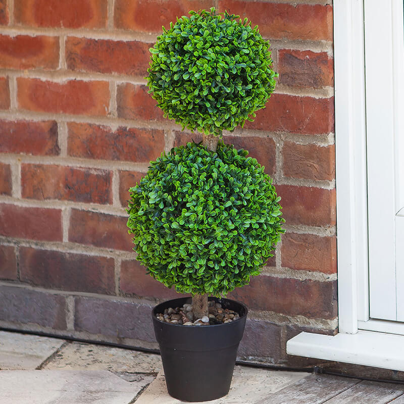Duo Artificial Topiary Tree 60 cm