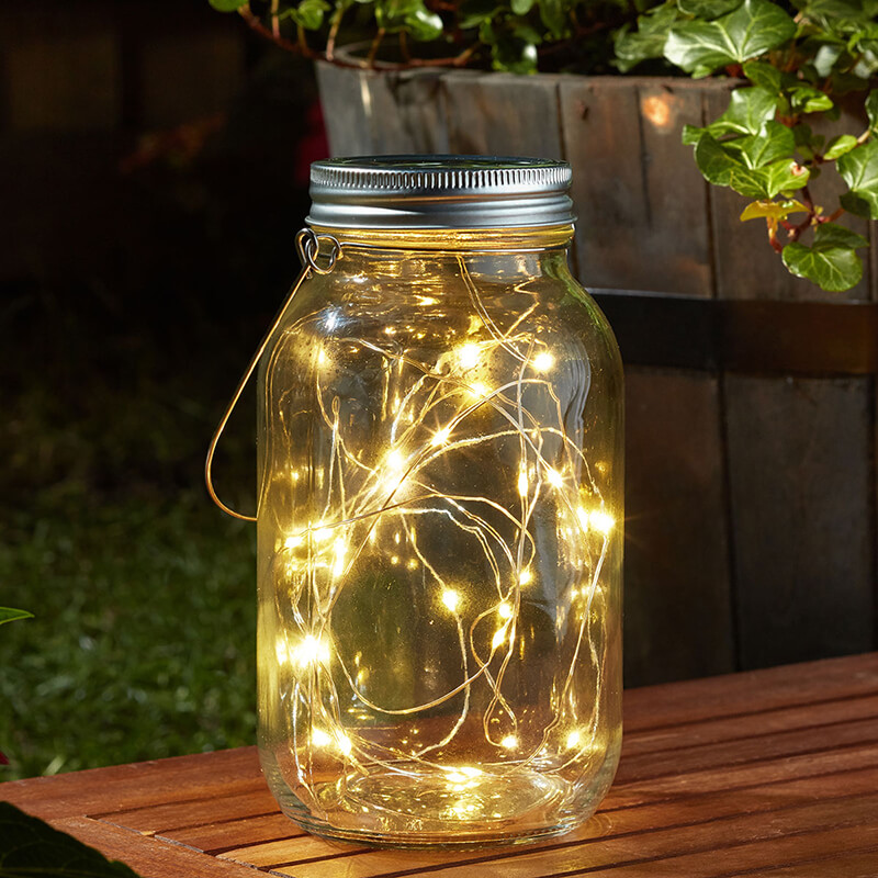 Firefly Décor Jar Lantern