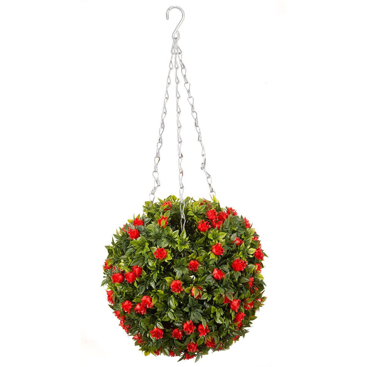 Topiary Red Rose Ball 30 cm