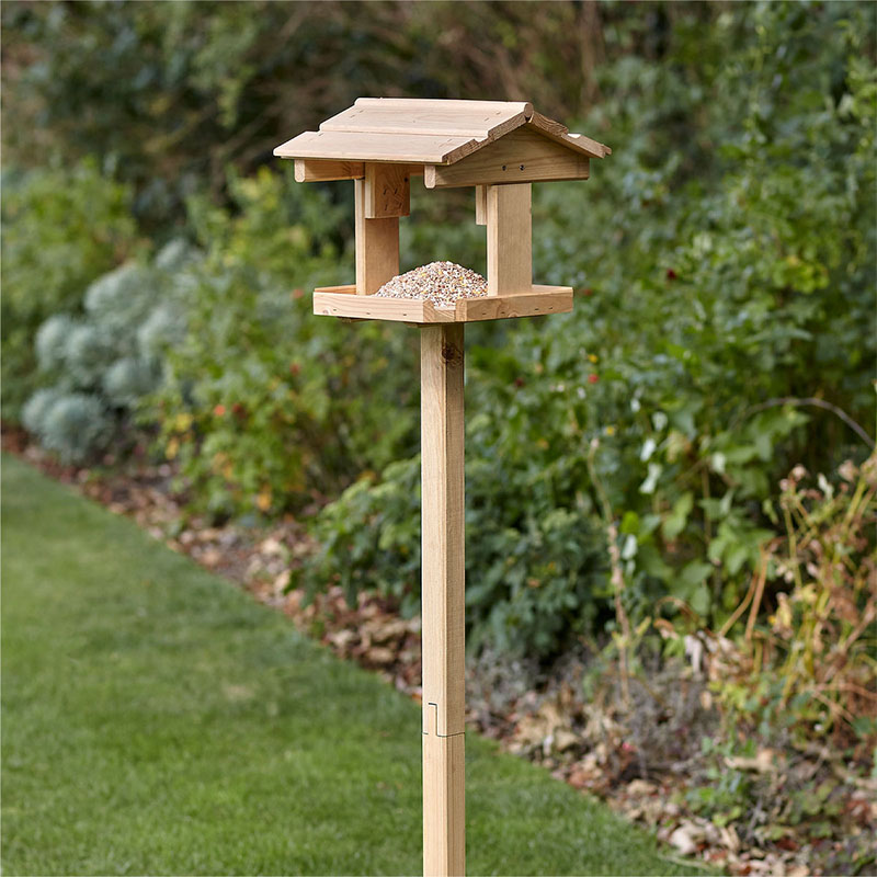 Peckish Everyday Wooden Bird Table (1.4m)