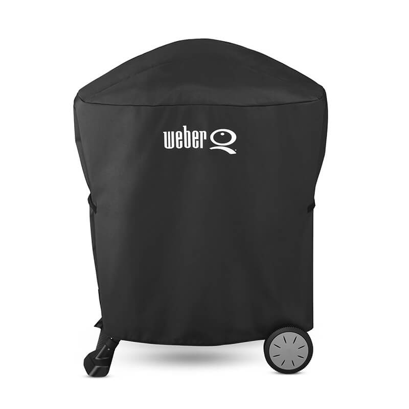 Premium Weber Q 1000/2000 With Cart Grill Cover