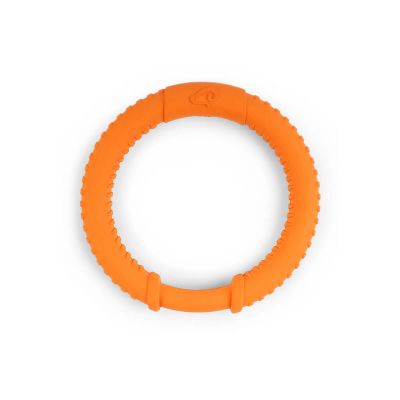 Zoon Orange Rubber Ring Dog Toy (15cm)