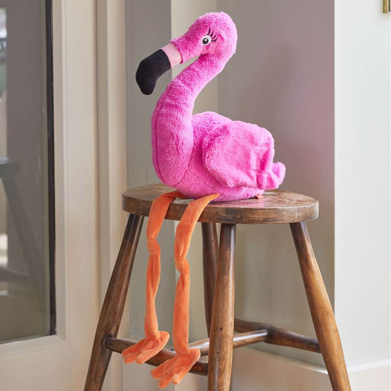 Zoon Pink Flamingo Dog Toy