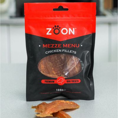 Zoon Mezze Dog Treats - Chicken Fillets (100g)