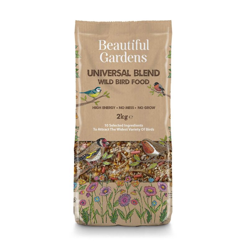 RSPB Beautiful Gardens Universal Blend Bird Seed (2kg)