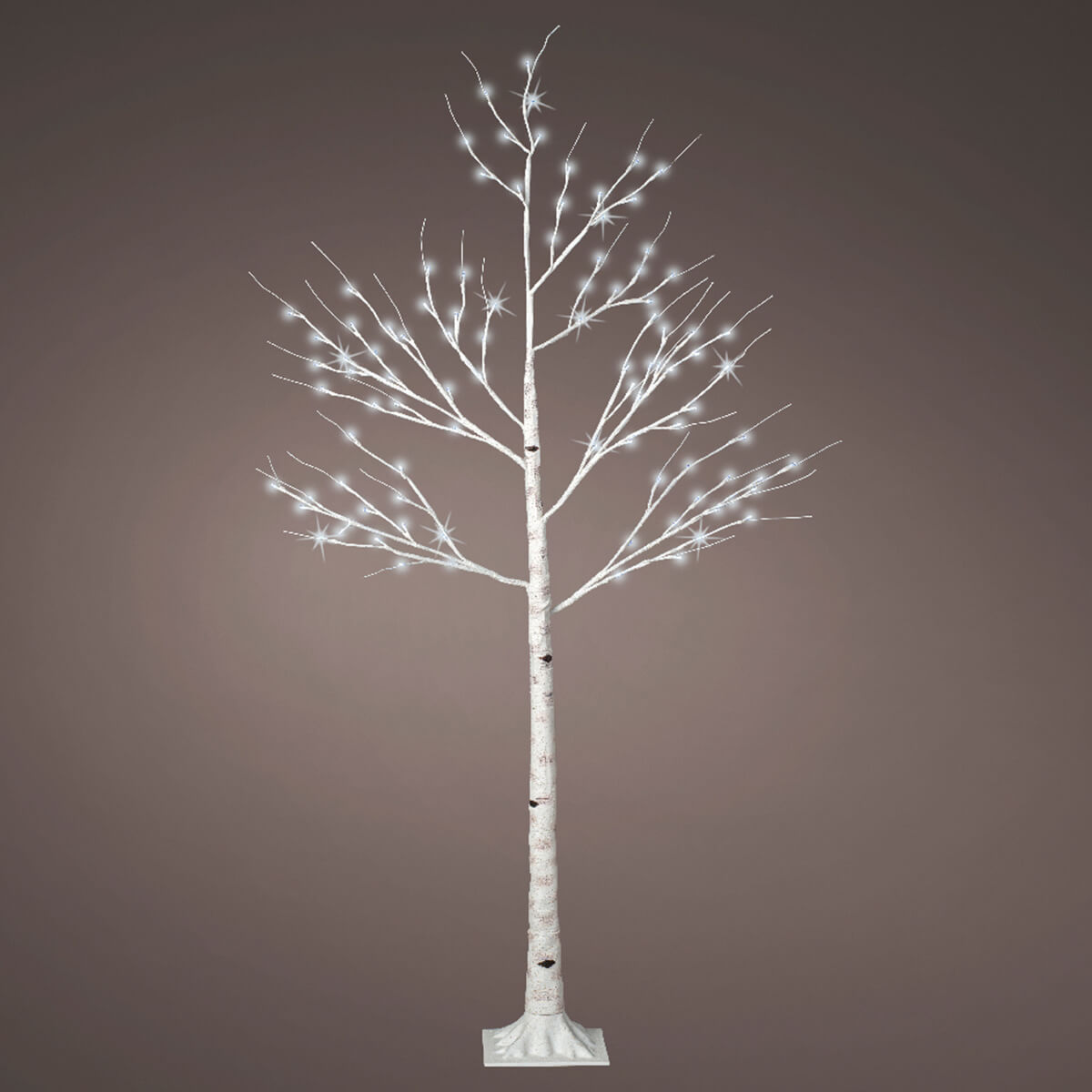 180cm Micro LED White Birch Tree