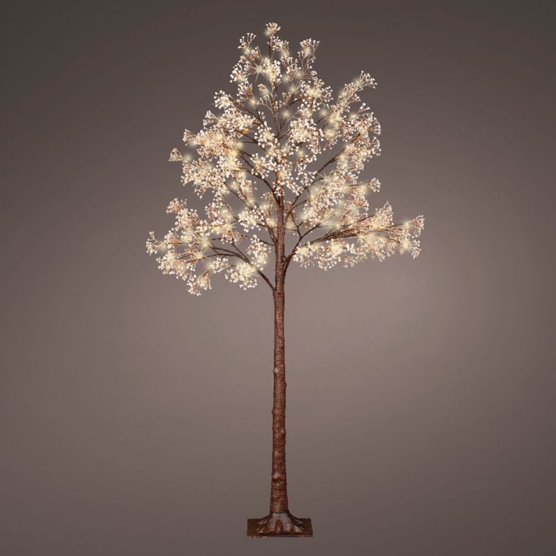 180cm Micro LED Gypsophila Birch Tree