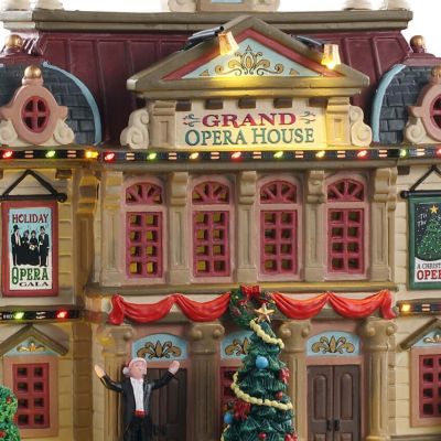 Lemax Christmas Village 95467-UK Grand Opera House Building with Adaptor