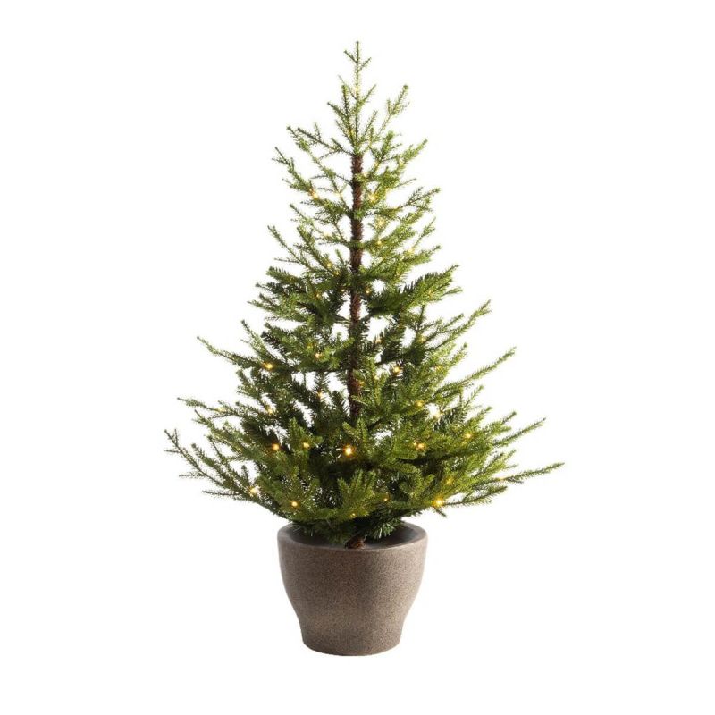 Oslo Potted 3ft Pre-Lit Christmas Tree