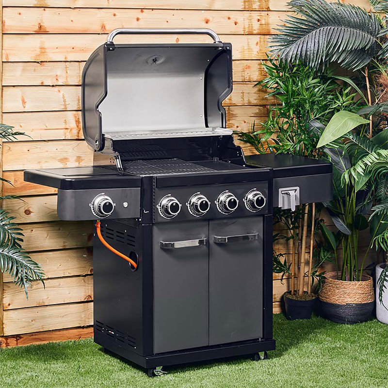 Grillstream Legacy 4 Burner Gas BBQ (With FREE Cover and 5 Piece Toolset)