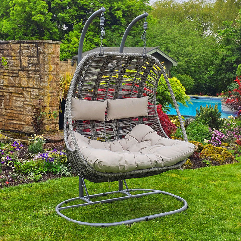 Sintra Grey Double Hanging Chair