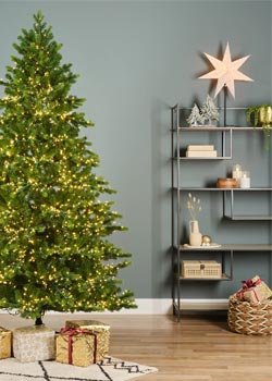 Artificial Pre-Lit Christmas Trees